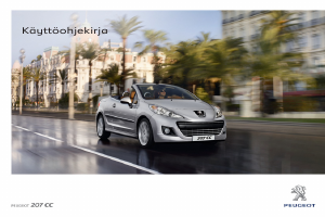 Käyttöohje Peugeot 207 (2013)