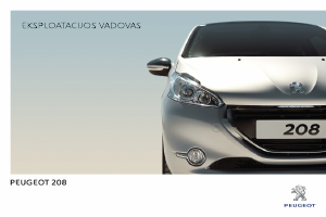 Vadovas Peugeot 208 (2013)