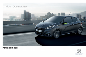 Käyttöohje Peugeot 208 (2017)