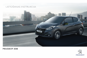 Rokasgrāmata Peugeot 208 (2017)