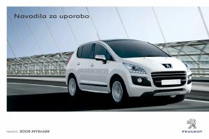 Priročnik Peugeot 3008 (2011)