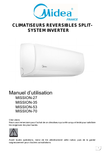 Mode d’emploi Midea MISSION-53 Climatiseur