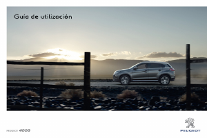 Manual de uso Peugeot 4008 (2013)