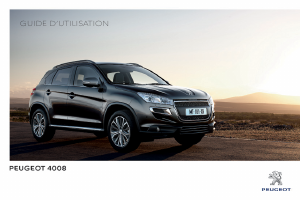 Mode d’emploi Peugeot 4008 (2016)