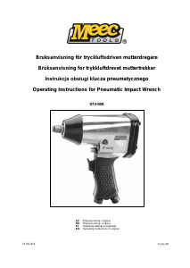 Bruksanvisning Meec Tools 073-008 Mutterdragare