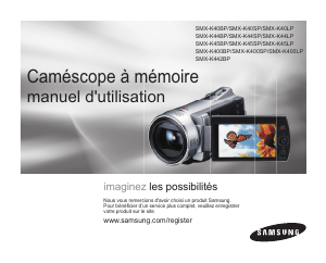 Mode d’emploi Samsung SMX-K44BP Caméscope