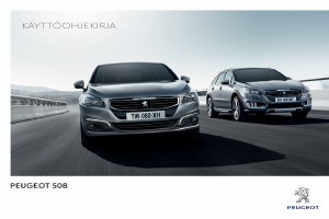 Käyttöohje Peugeot 508 (2016)