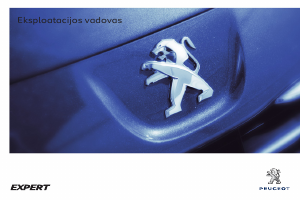 Vadovas Peugeot Expert (2013)