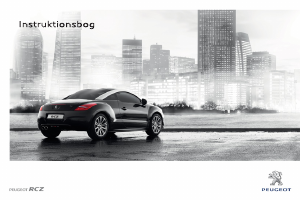 Brugsanvisning Peugeot RCZ (2012)
