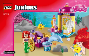 Manual de uso Lego set 10723 Juniors Carruaje del delfín de Ariel