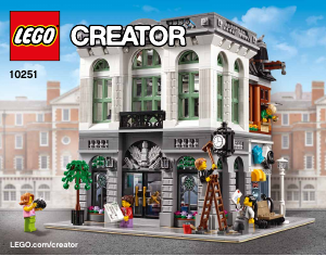 Manual de uso Lego set 10251 Creator Banco
