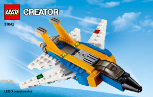 Käyttöohje Lego set 31042 Creator Superliitäjä