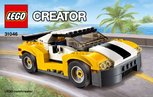 Manual Lego set 31046 Creator Fast car