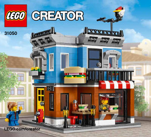 Bruksanvisning Lego set 31050 Creator Hjørnekafé