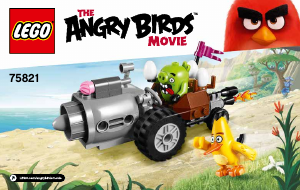 Käyttöohje Lego set 75821 Angry Birds Possujen autopako