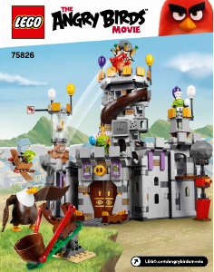 Mode d’emploi Lego set 75826 Angry Birds Le château du Roi Cochon