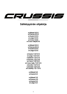 Käyttöohje Crussis e-Fionna 8.5-S Sähköavusteinen polkupyörä