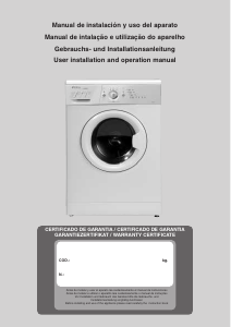 Manual de uso Edesa LS486 Lavadora
