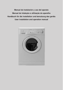 Manual Edesa 4L53 Washing Machine