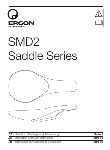 Handleiding Ergon SMD2 Fietszadel