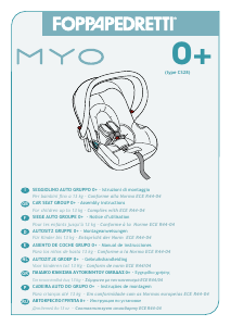 Manual de uso Foppapedretti Myo Asiento para bebé