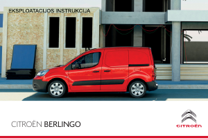 Vadovas Citroën Berlingo (2013)