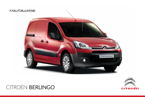 Kasutusjuhend Citroën Berlingo (2014)