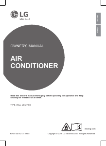 Manual LG S3NM24K22FA Air Conditioner