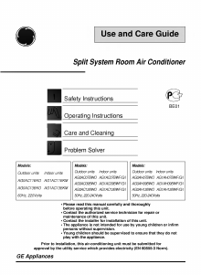 Handleiding LG LS-B0960CE Airconditioner