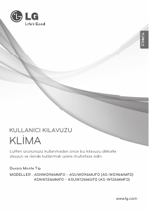 Kullanım kılavuzu LG ASNW126MMF0 Klima