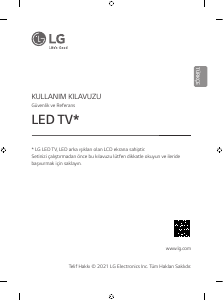Kullanım kılavuzu LG 70UP81006LA LED televizyon