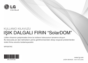 Kullanım kılavuzu LG MP9287NC Mikrodalga
