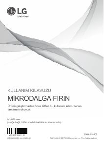 Kullanım kılavuzu LG MH6565DIS Mikrodalga