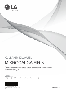 Kullanım kılavuzu LG MS2535GISW Mikrodalga