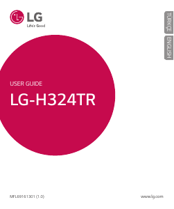 Handleiding LG H324TR Mobiele telefoon