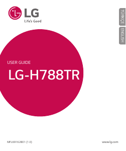 Manual LG H788TR Mobile Phone