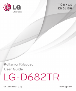 Manual LG D682TR Mobile Phone
