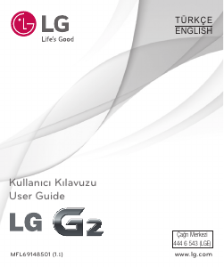 Manual LG D802TR Mobile Phone