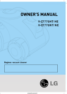 Manual LG VTC7760HE Vacuum Cleaner