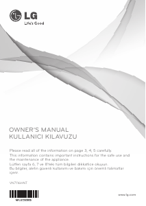 Kullanım kılavuzu LG VN7116HNT Elektrikli süpürge