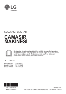 Kullanım kılavuzu LG F4V5VYP0W Çamaşır makinesi
