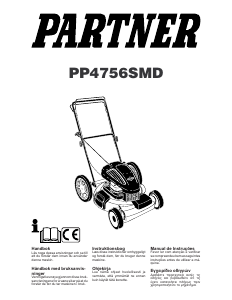 Bruksanvisning Partner PP4756SMD Gräsklippare