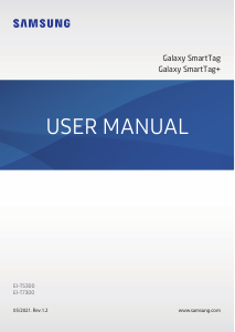 Manuale Samsung EI-T7300 Galaxy SmartTag+ Localizzatore bluetooth