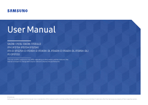 Handleiding Samsung IF015H LED monitor