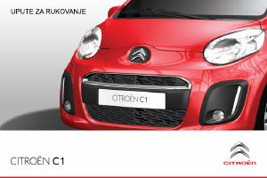 Priručnik Citroën C1 (2012)