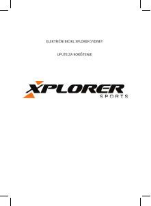 Priročnik Xplorer Sydney Električno kolo