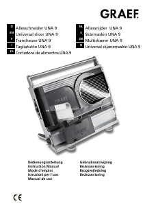 Bruksanvisning Graef UNA 9 Skärmaskin