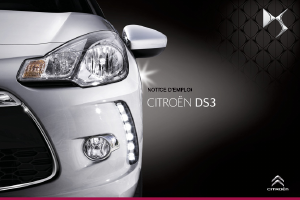 Mode d’emploi Citroën DS3 (2014)