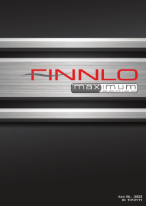 Bedienungsanleitung Finnlo 3952 Maximum Heimtrainer