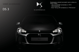 Priručnik Citroën DS3 (2017)
